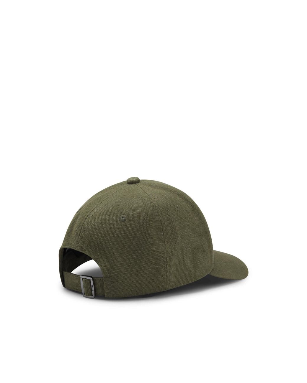 Boss Green Cotton-Canvas Cap With Double B Monogram Badge for men