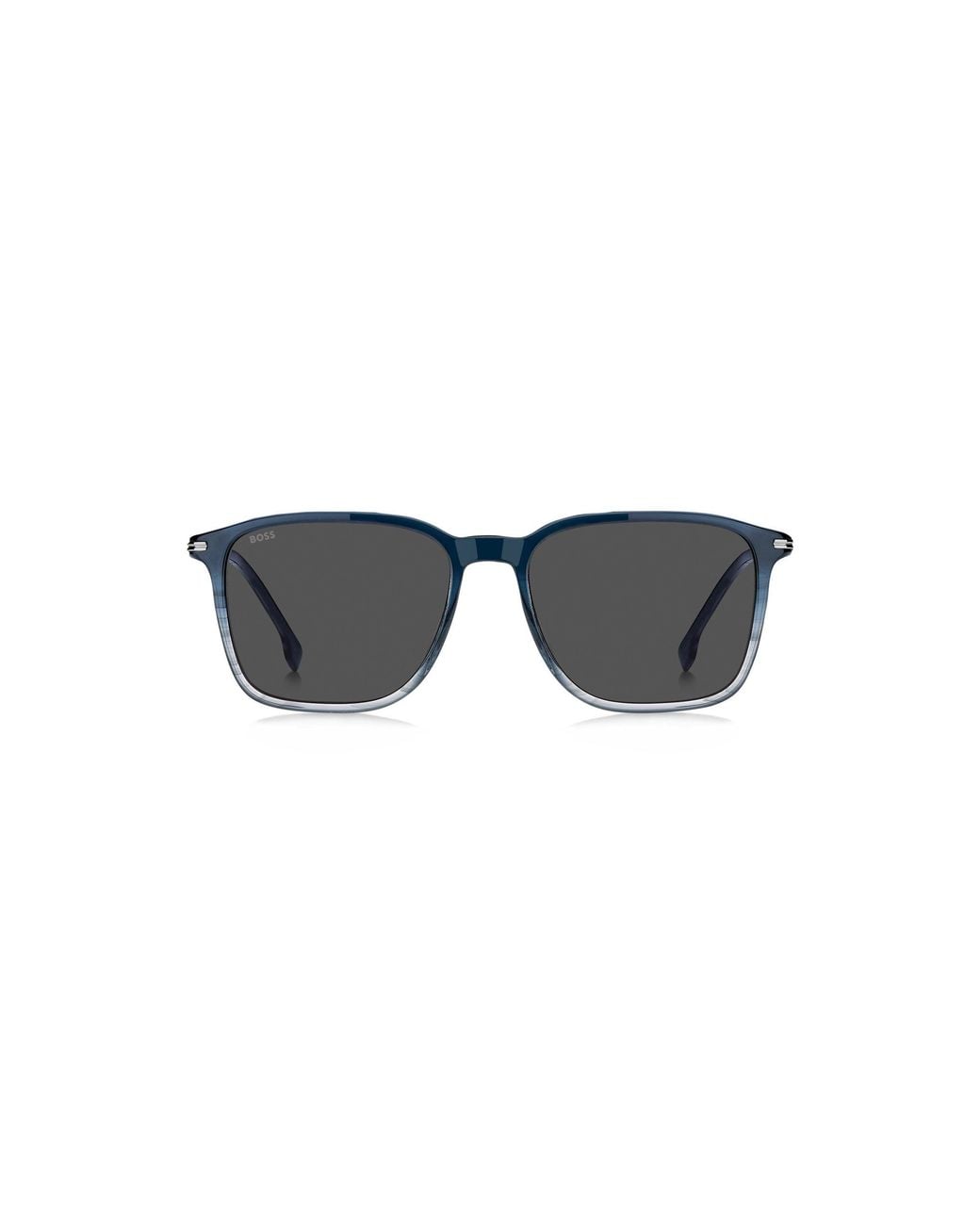 Boss Blue Degradé- Sunglasses With Striped Detail for men