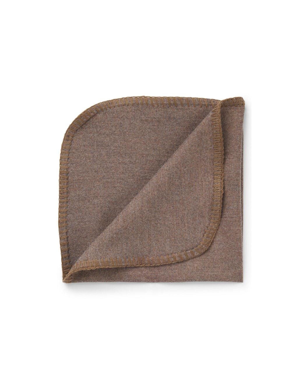 Boss Brown Italian-Made Pocket Square for men