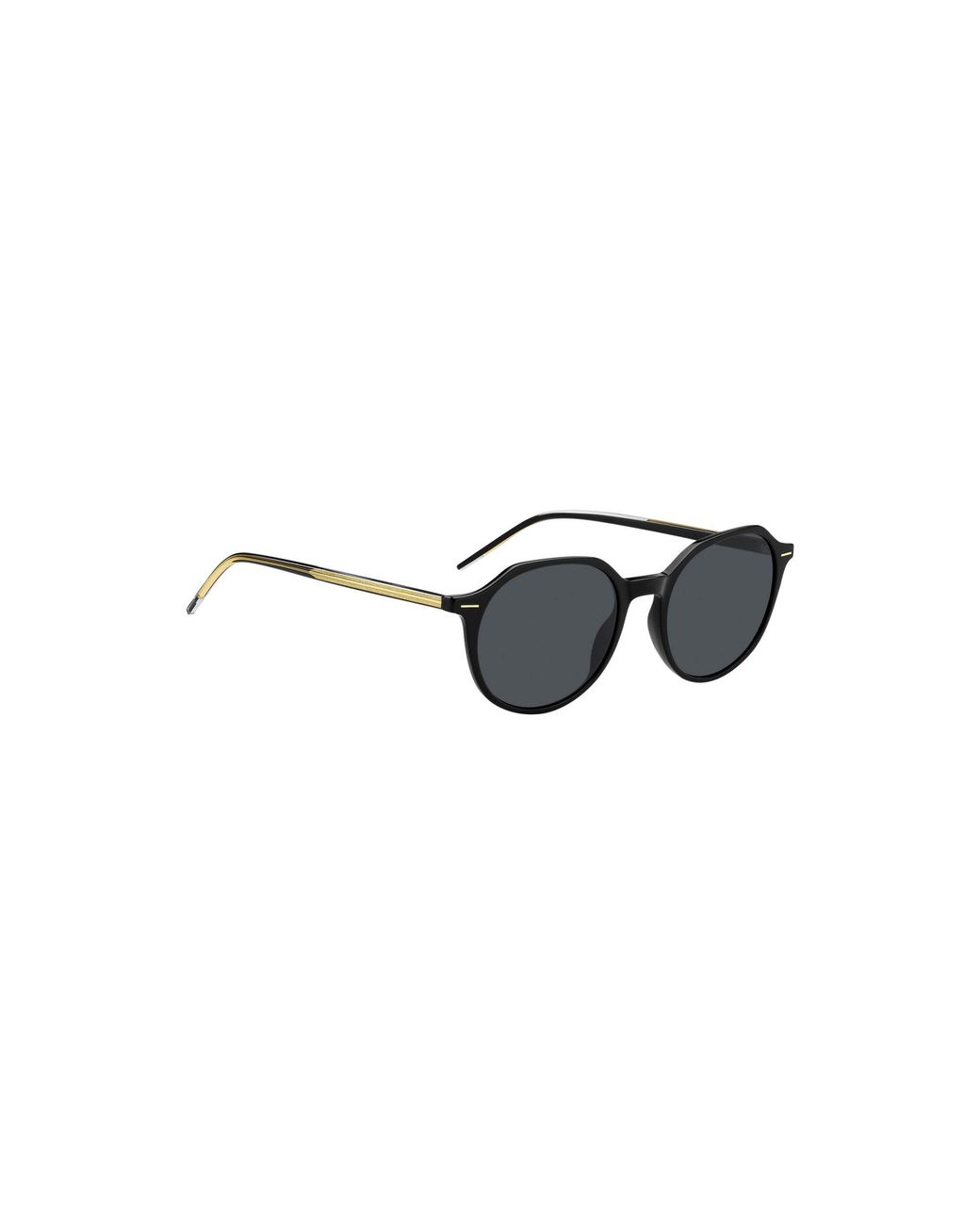 Boss Black Acetate Sunglasses With-Tone Detailing