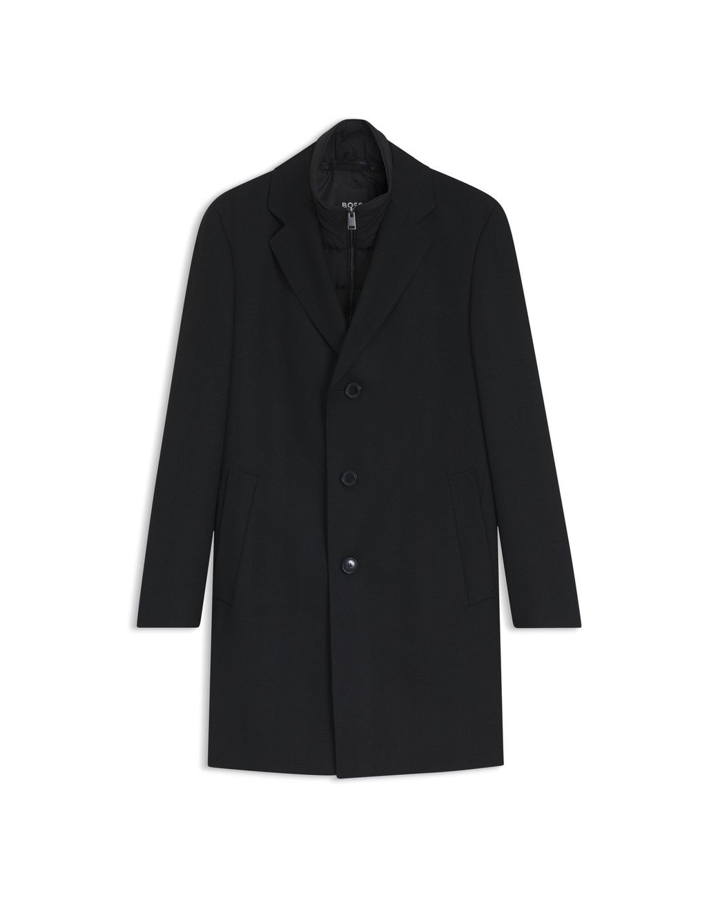 Boss Black Slim-Fit Coat for men