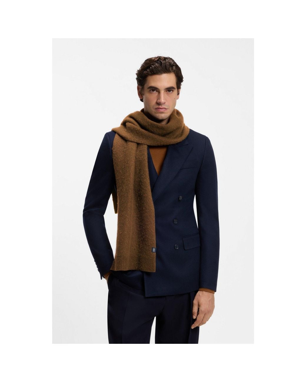 Boss Brown By Beckham Scarf for men