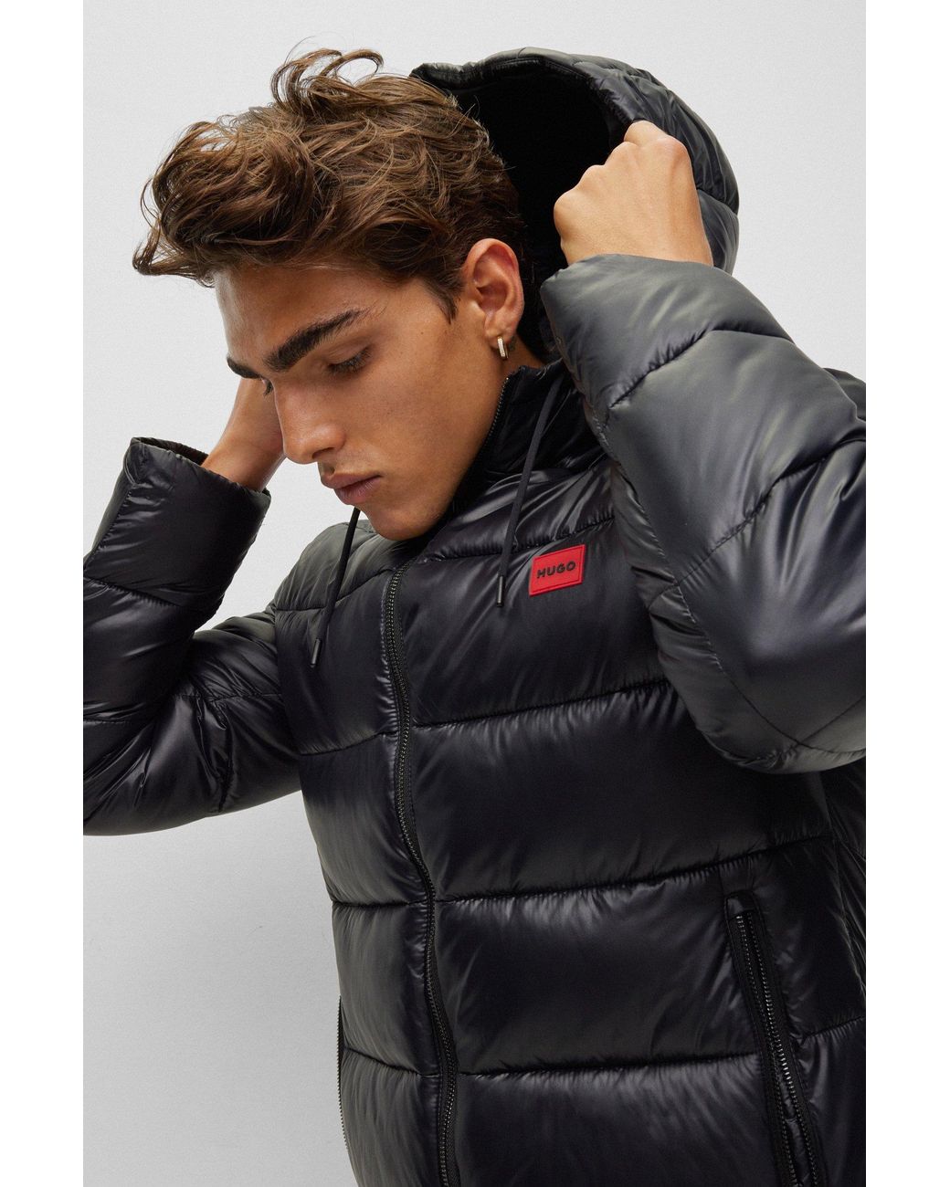 Men's hugo boss puffer jacket Clearance