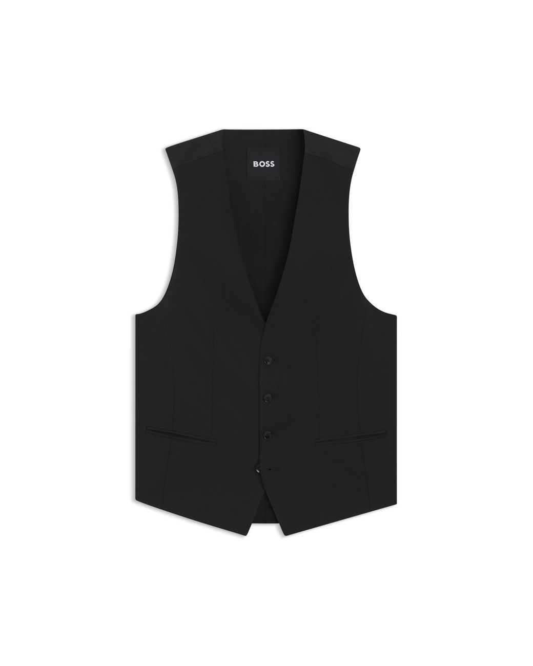 Boss Black Slim-Fit Waistcoat for men