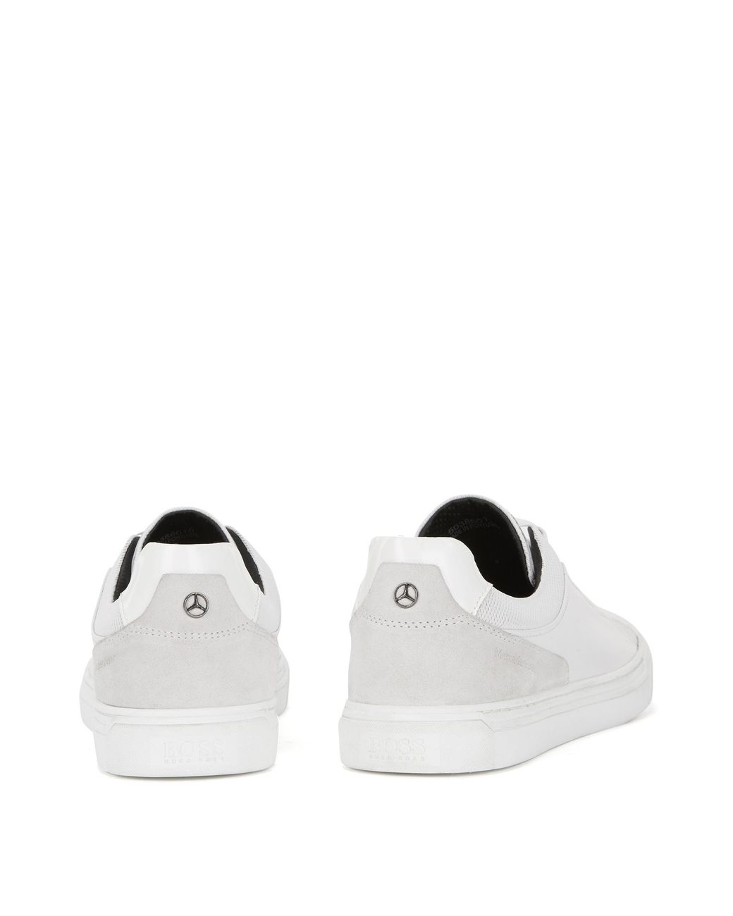 BOSS by HUGO BOSS Mercedes-benz Sneakers In Leather And Suede in White for  Men | Lyst Canada