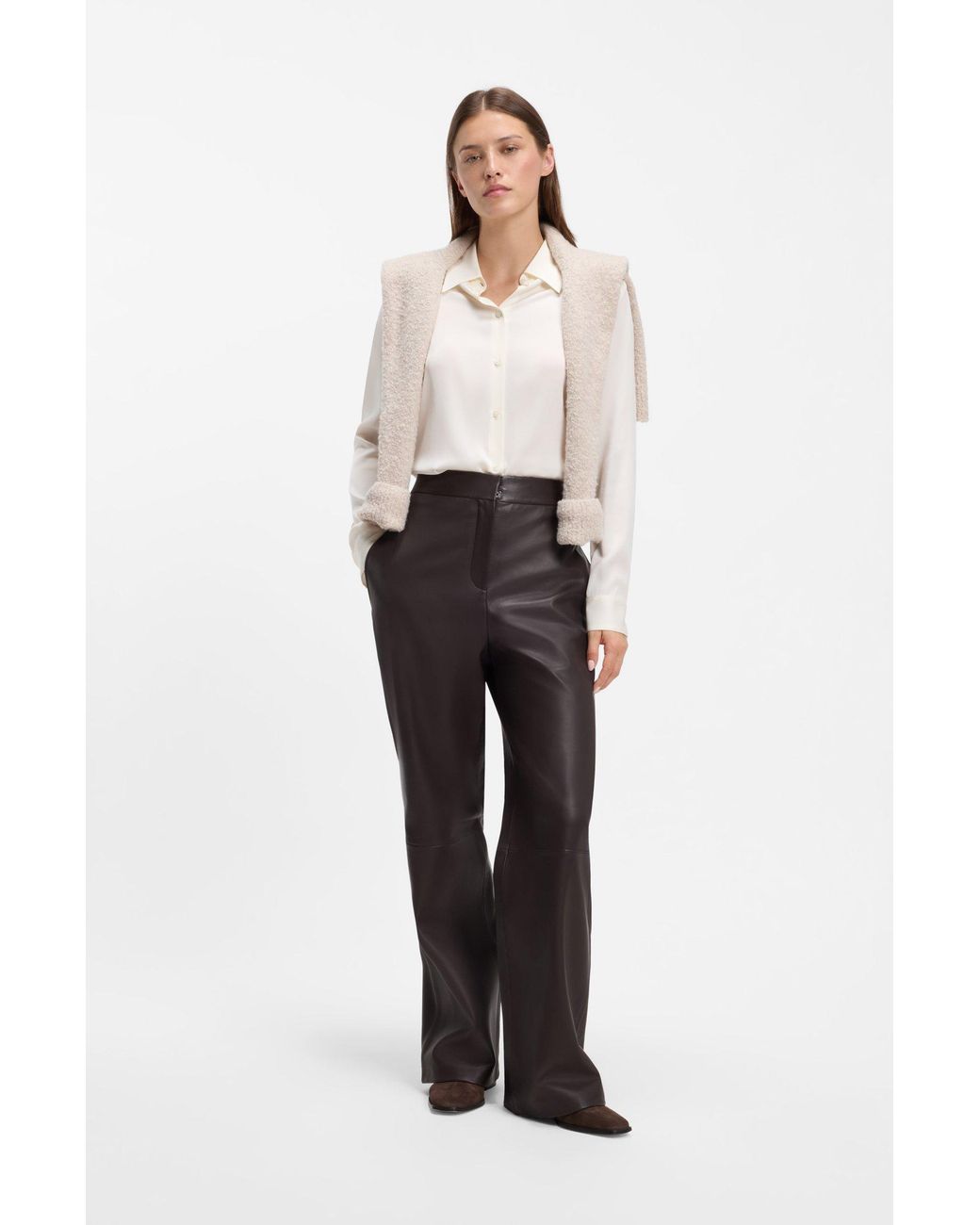 Boss Blouse in het White