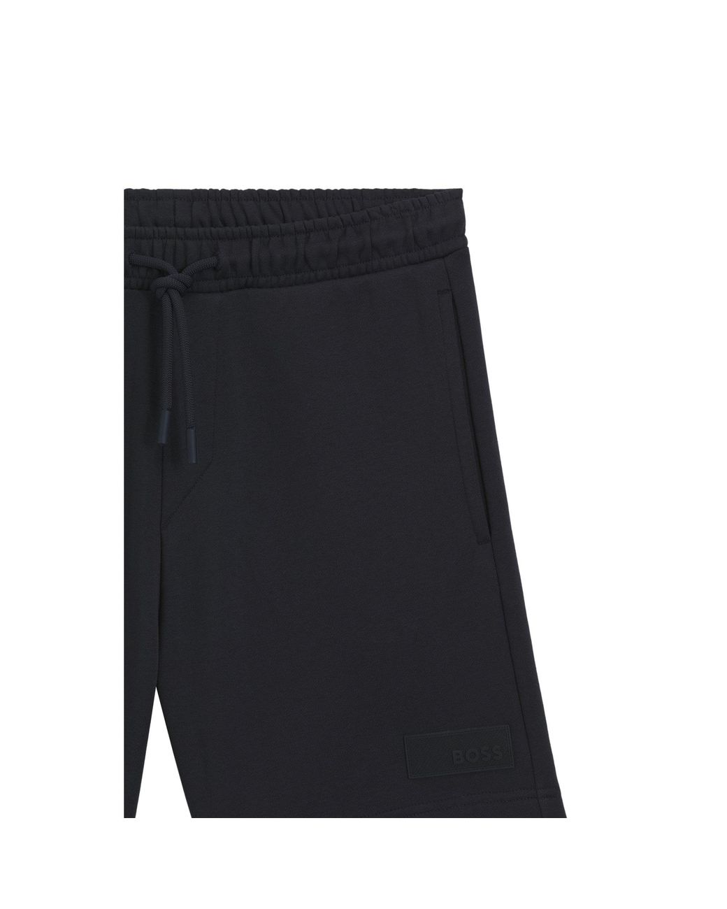 Boss Blue Relaxed-Fit Shorts for men