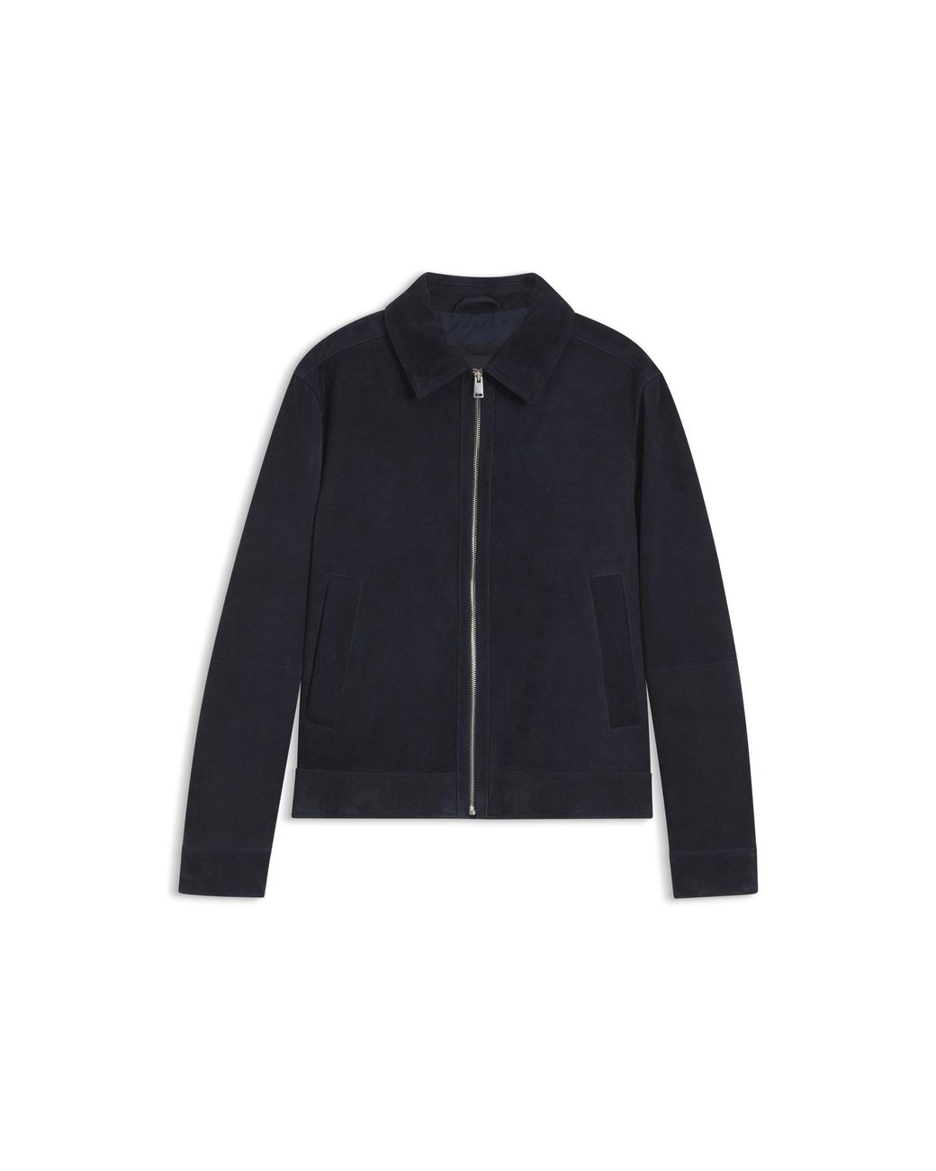 Boss Blue Suede Jacket for men