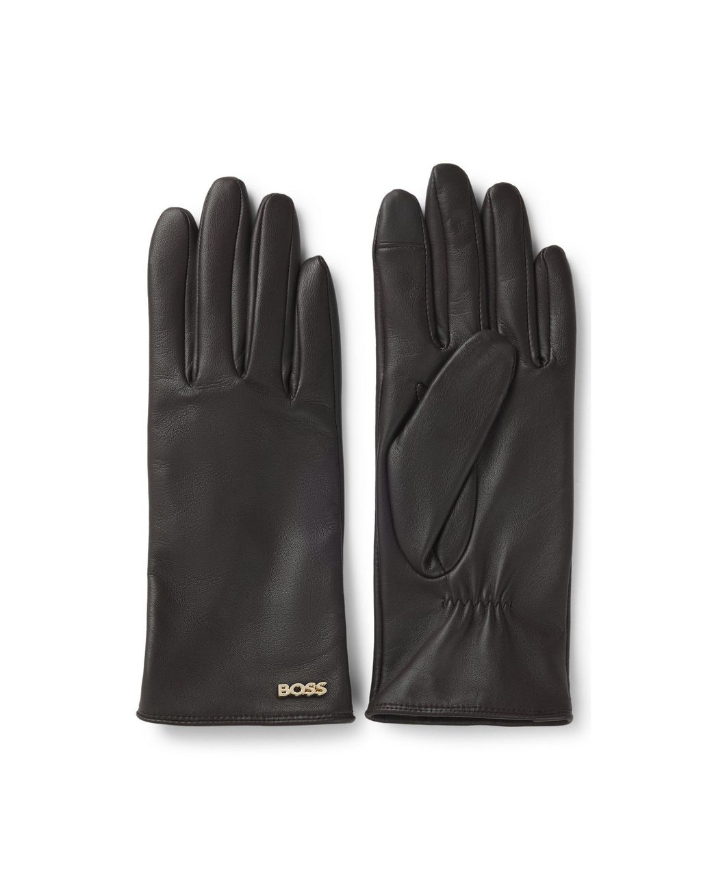 Boss Black Touchscreen-Friendly Gloves
