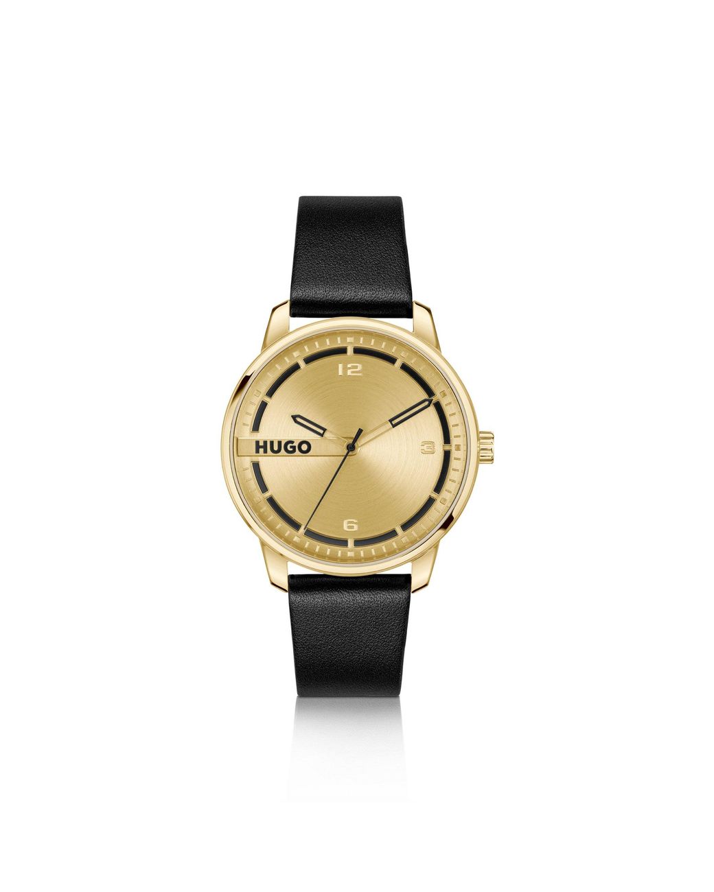 HUGO Metallic Tone Watch for men