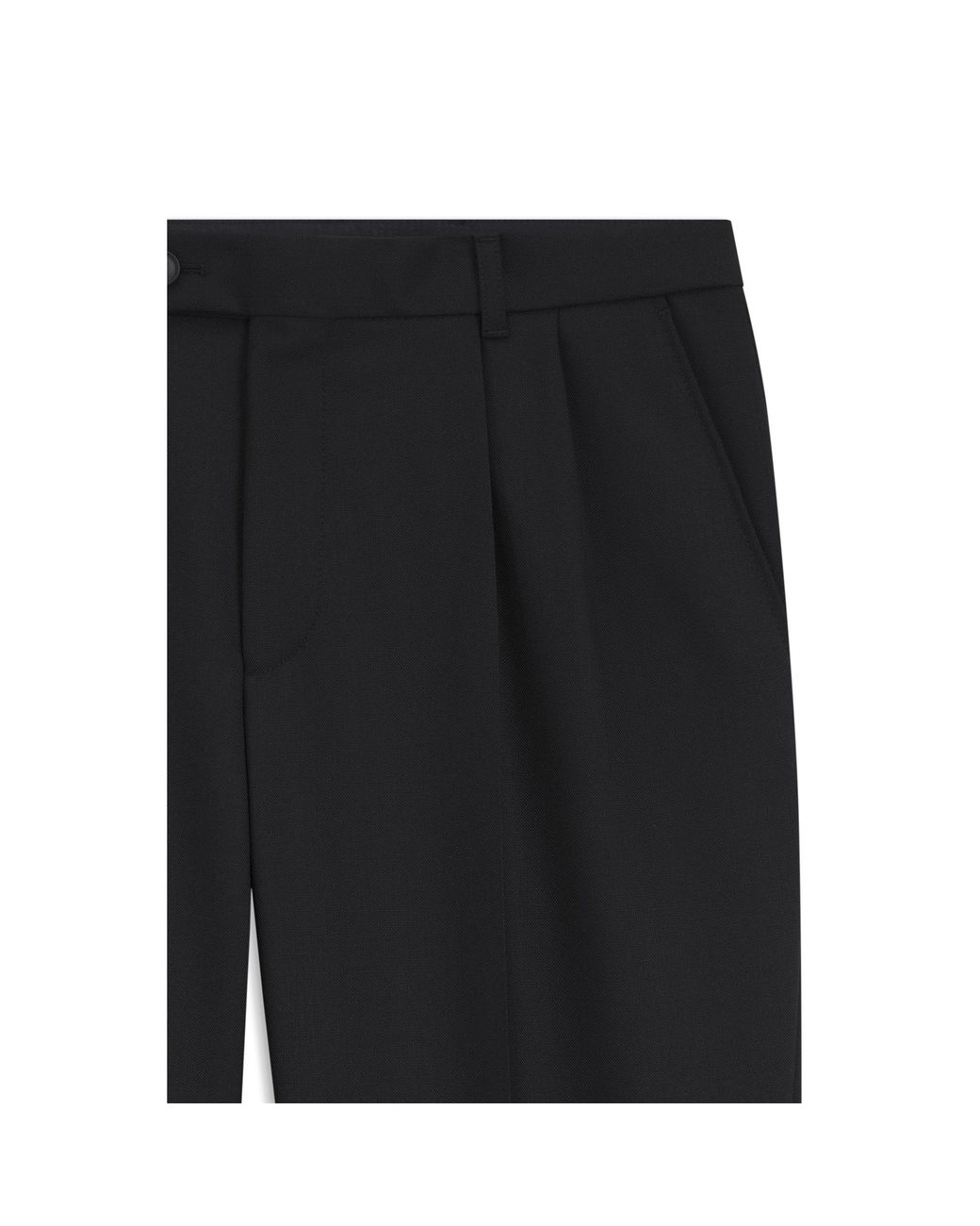 Boss Gray Double-Pleat Trousers for men