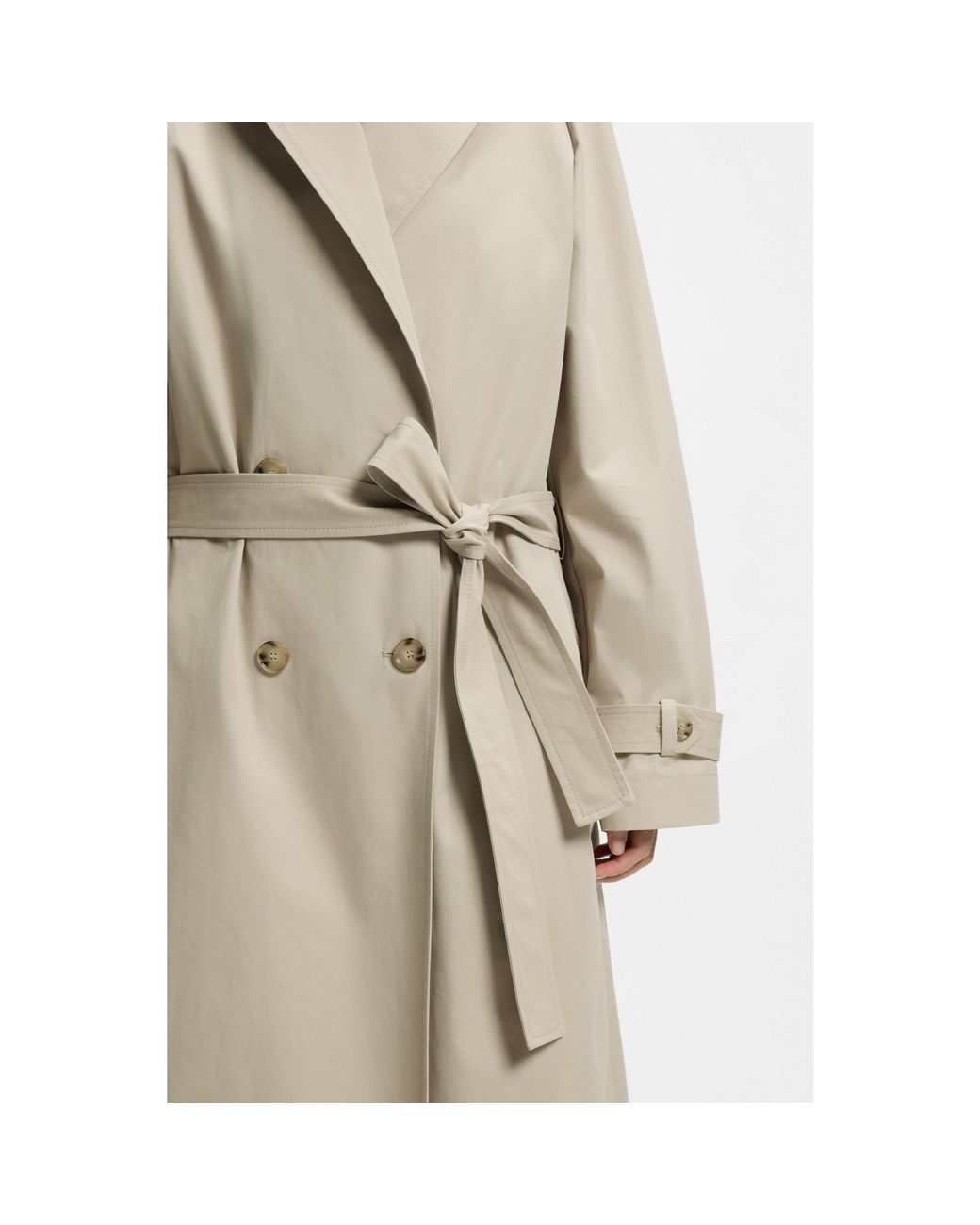 Boss Natural Regular-Fit Trench Coat