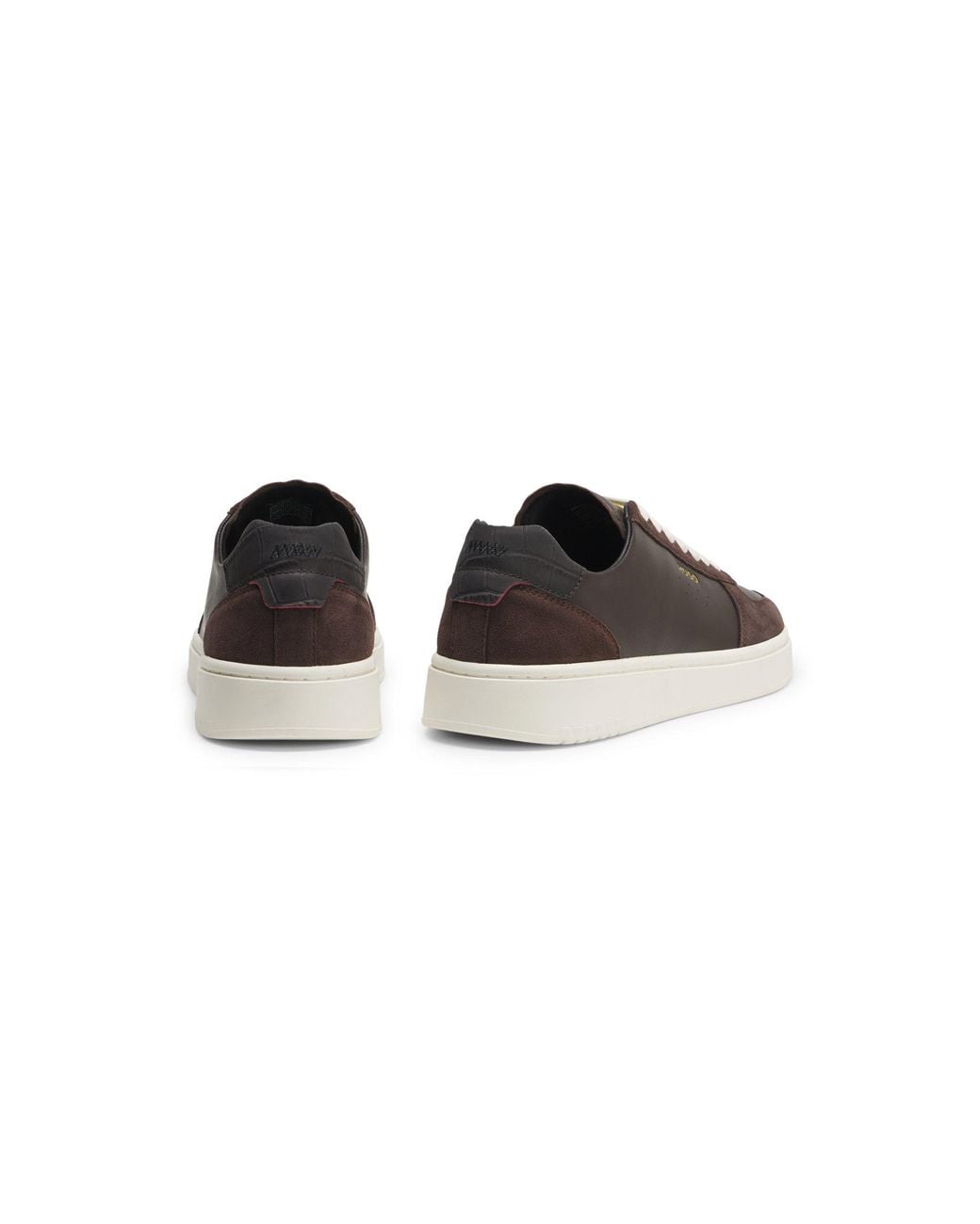 HUGO Black Leather Trainers for men