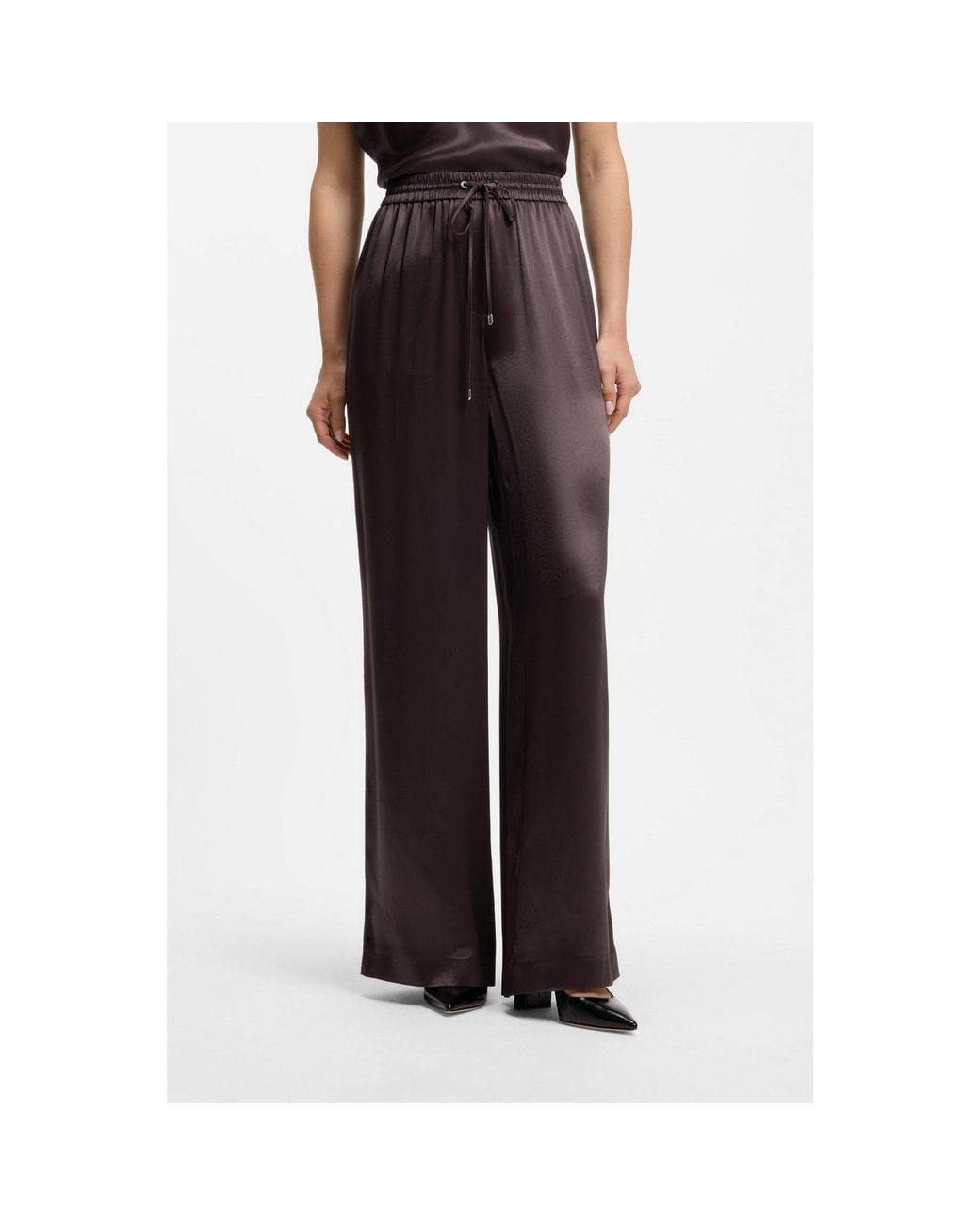 Boss Black Relaxed-Fit Trousers