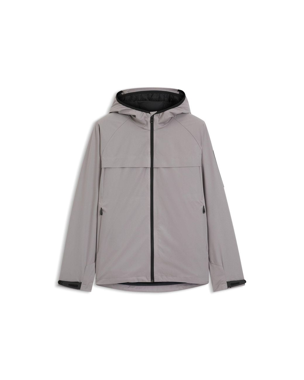 Boss Gray Three-In-One Hooded Jacket With Detachable Inner for men