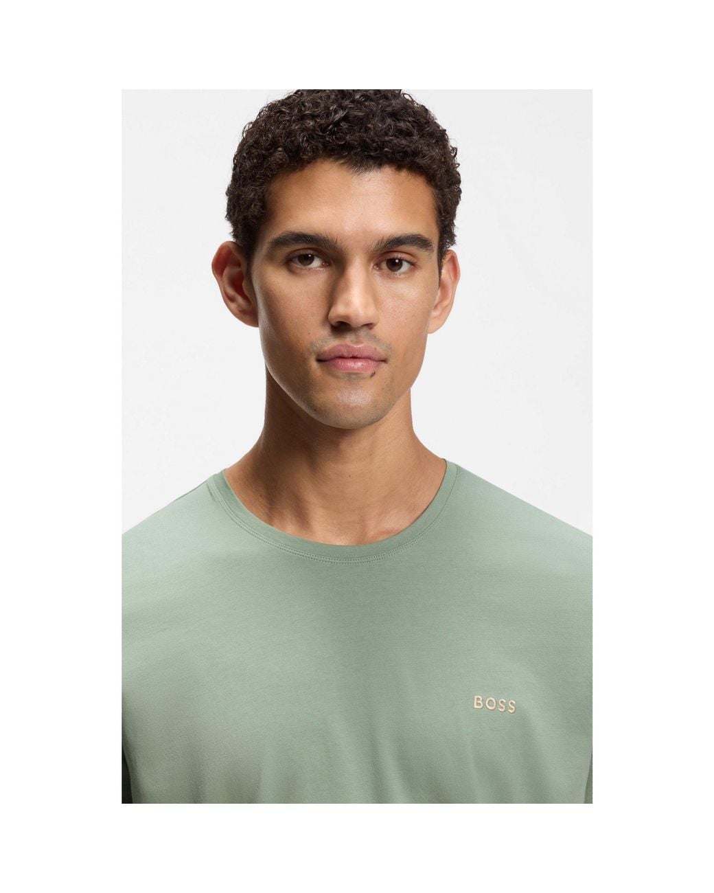 Boss Green Stretch-Cotton T-Shirt for men