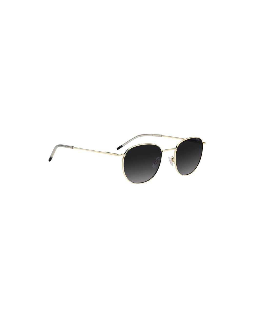 HUGO Black Tone Sunglasses With Logo Detail for men