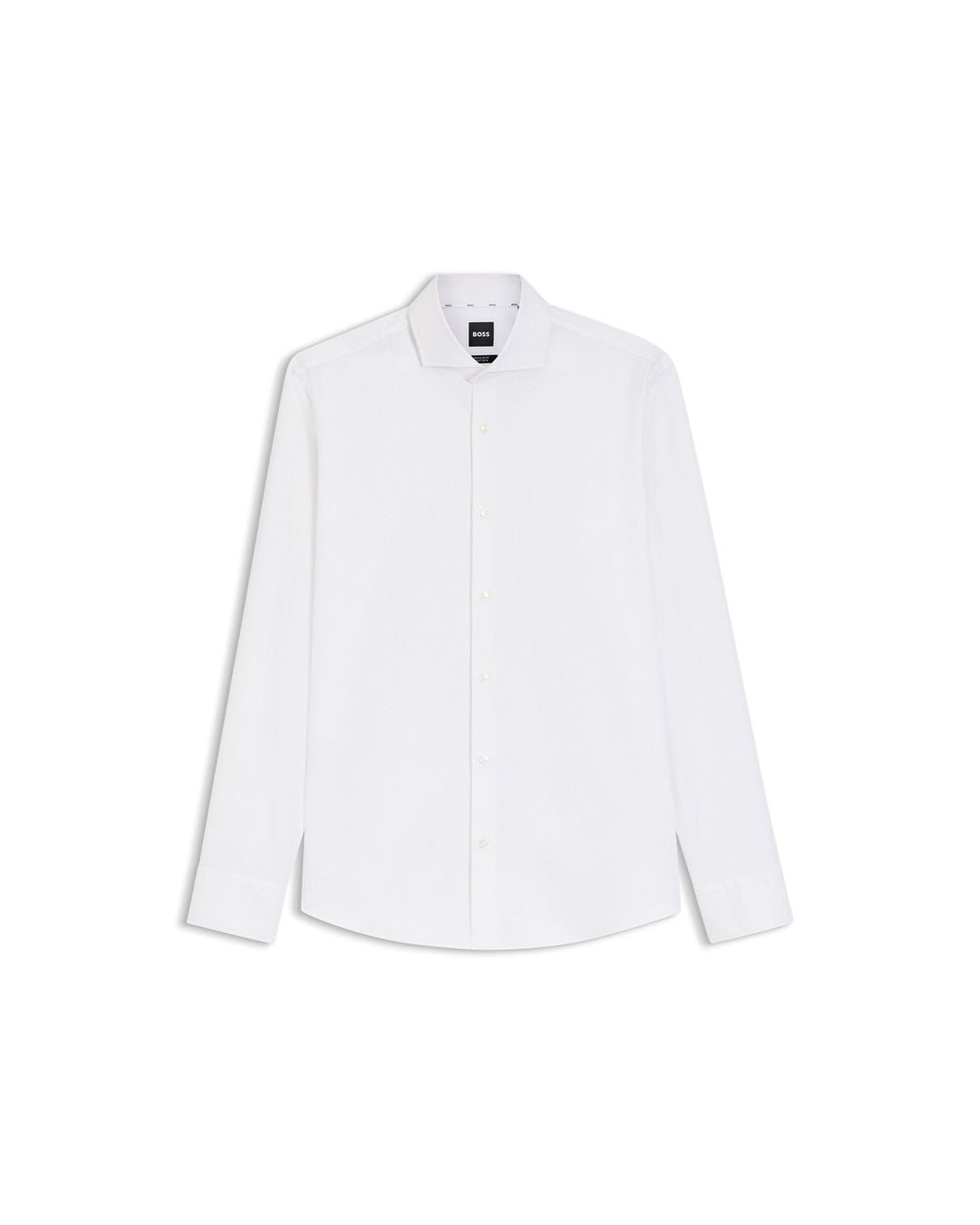 Boss White Regular-Fit Shirt for men