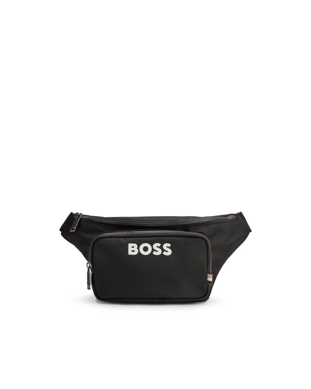 Boss Black Belt Bag for men