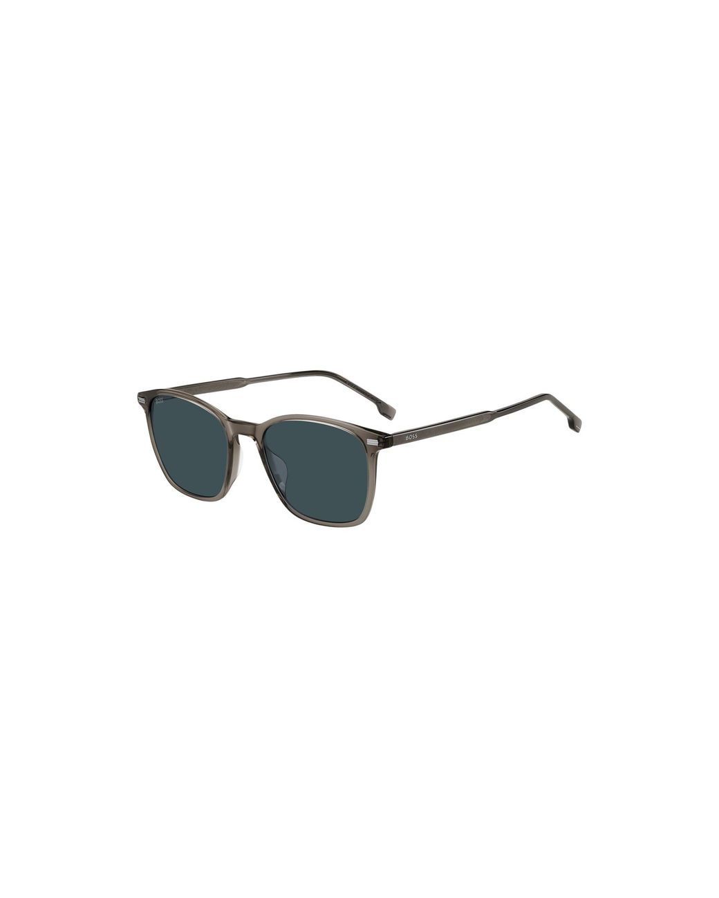 Boss Blue Sunglasses With Stripe Detail for men