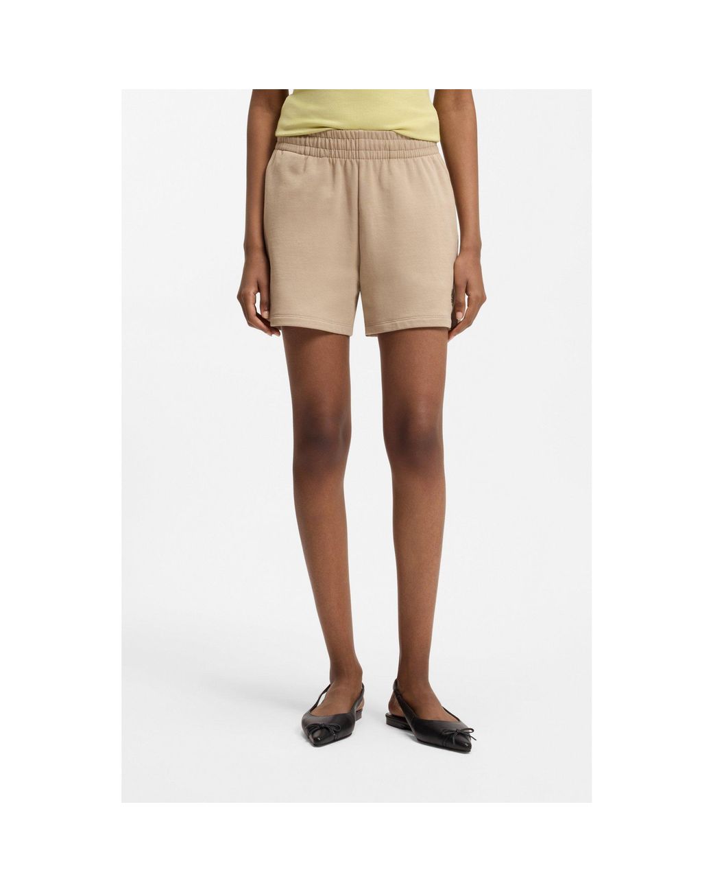 HUGO Natural Relaxed-Fit Shorts