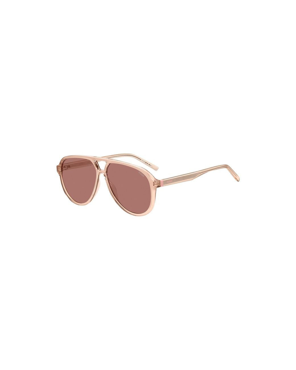 HUGO Pink Double-Bridge Sunglasses