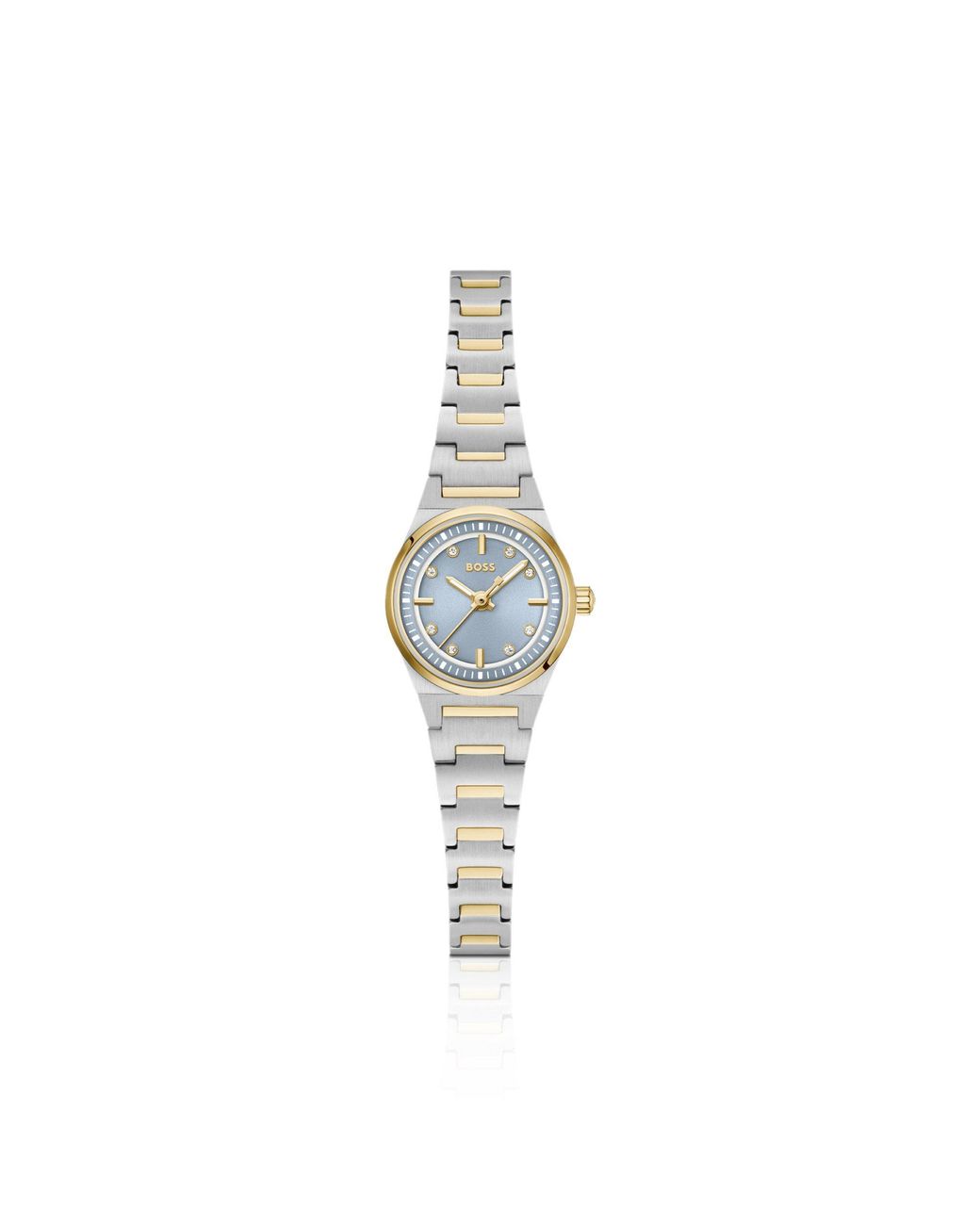 Boss Metallic Candor Gracey Two-Tone Watch With Crystal-Accented Dial