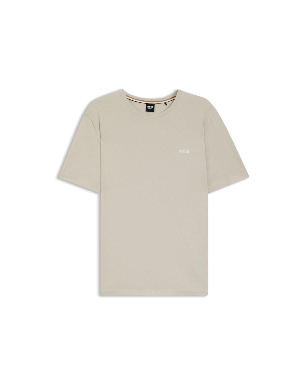 Boss Natural Stretch-Cotton T-Shirt for men