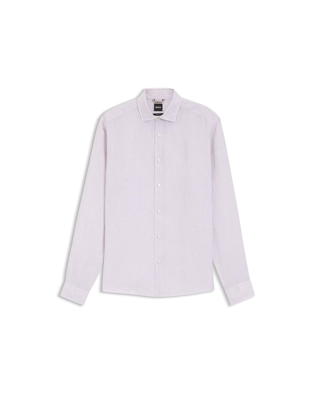 Boss Purple Regular-Fit Shirt for men