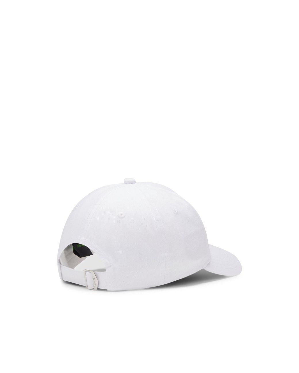 Boss White Cotton-Twill Cap With Tennis Artwork for men