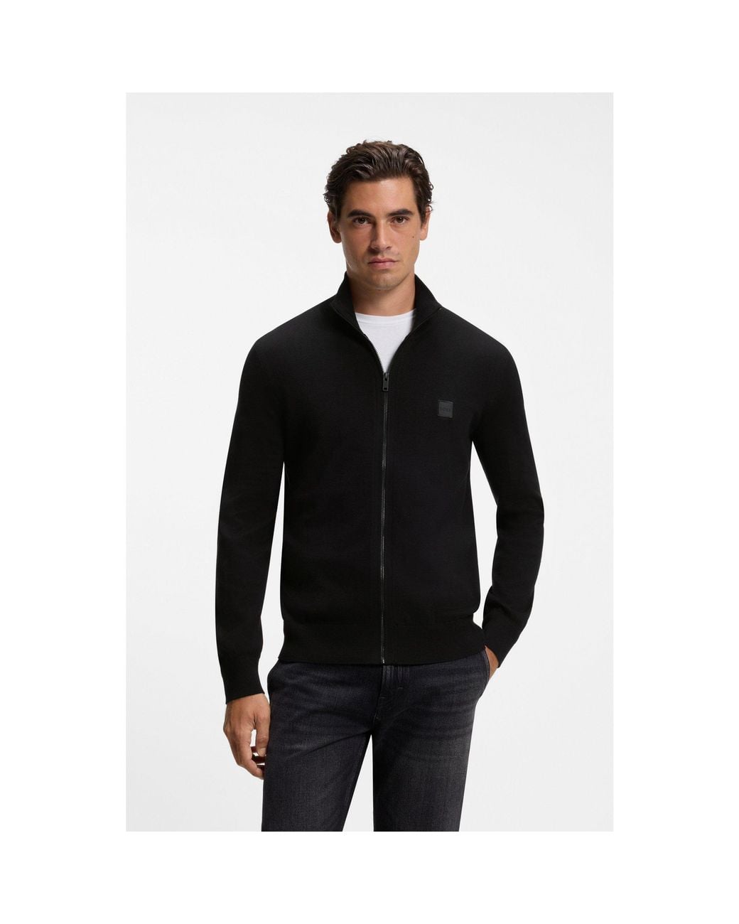 Boss Black Knitted Jacket for men