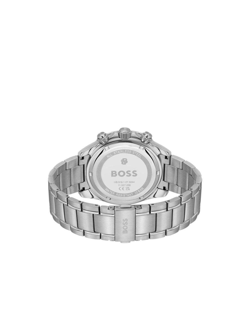 Boss Metallic Sealiner-Dial Watch With Rotating Tachymeter Bezel for men