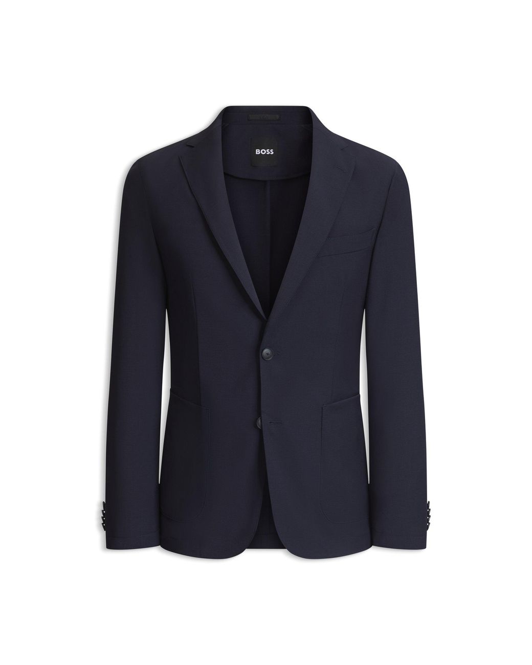 Boss Blue Slim-Fit Suit Jacket for men