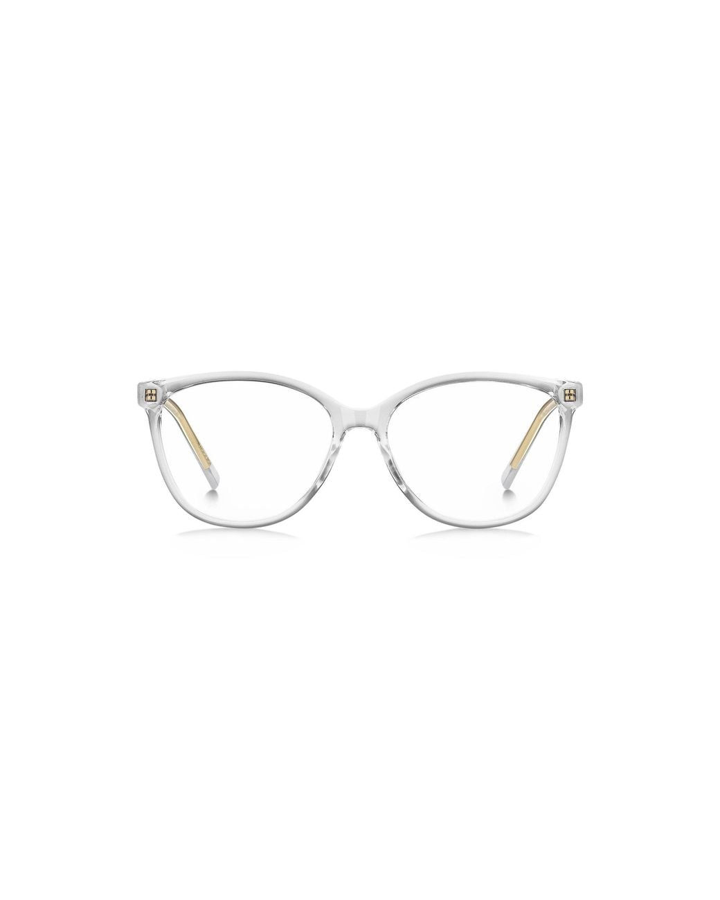 HUGO Metallic Clear-Acetate Optical Frames With-Tone Core Wire