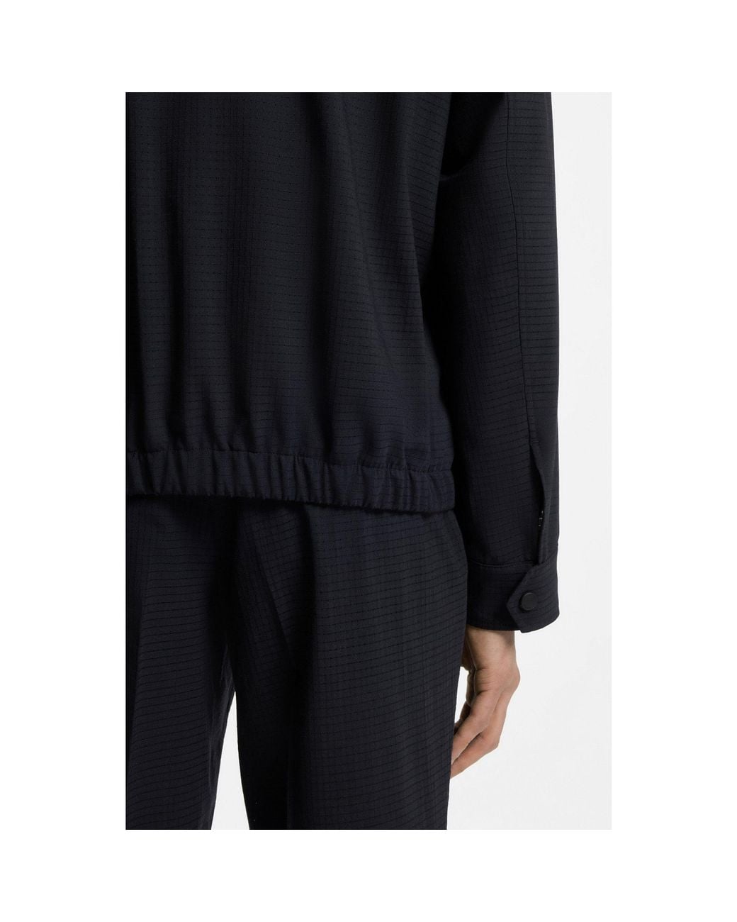 Boss Blue Packable Relaxed-Fit Overshirt for men