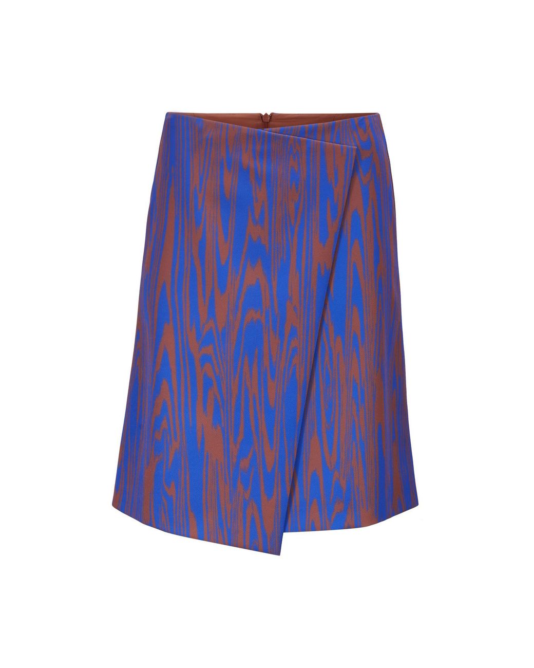 BOSS Vaprinta Asymmetrical Hem Skirt in Patterned (Blue) - Save 16% - Lyst