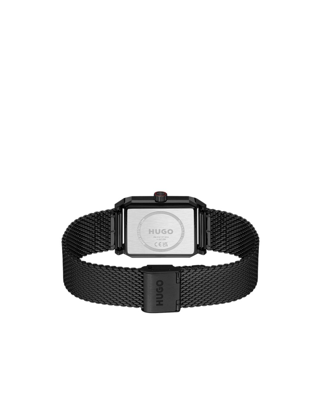 HUGO Black #Steeze Undercover-Plated Watch With Jump-Hour Dial for men