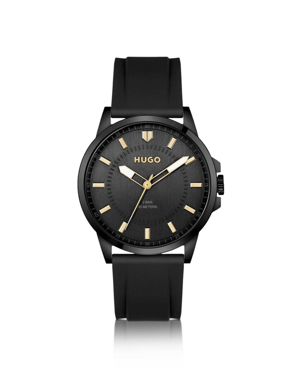 #First Orologio di HUGO in Black da Uomo