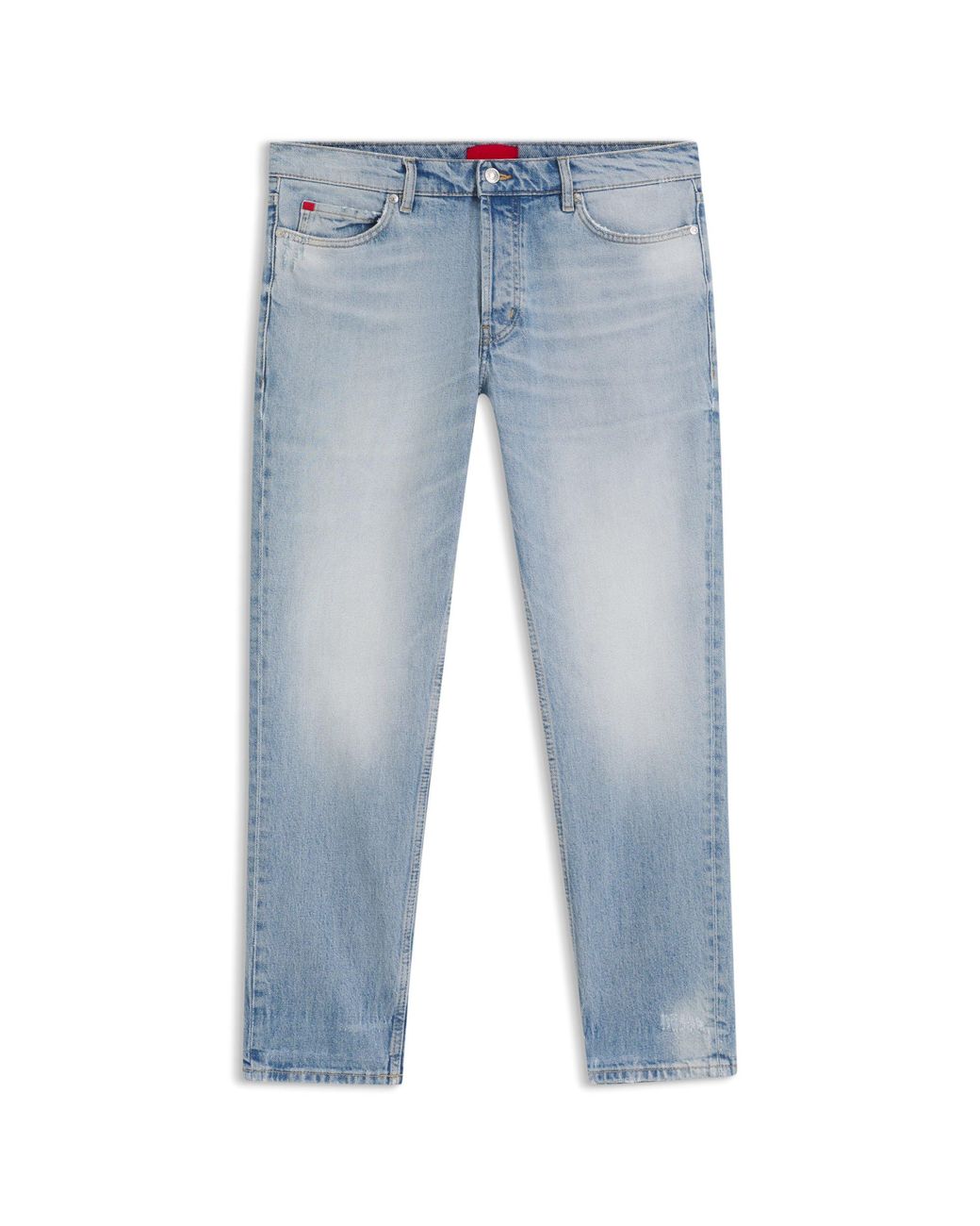 HUGO Blue Tapered-Fit Jeans for men