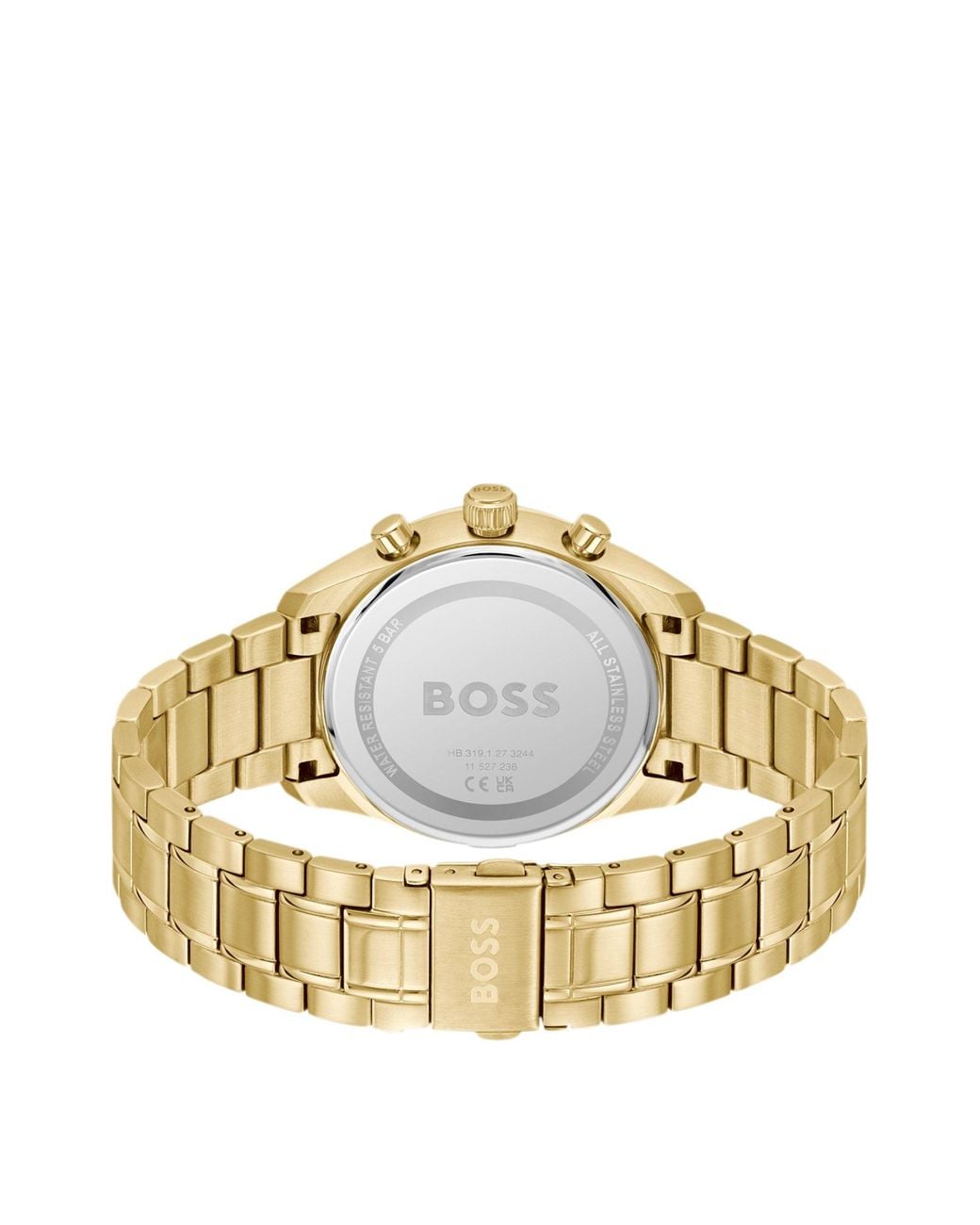 Boss Horloge Met Zilverwitte Wijzerplaat in het Metallic voor heren