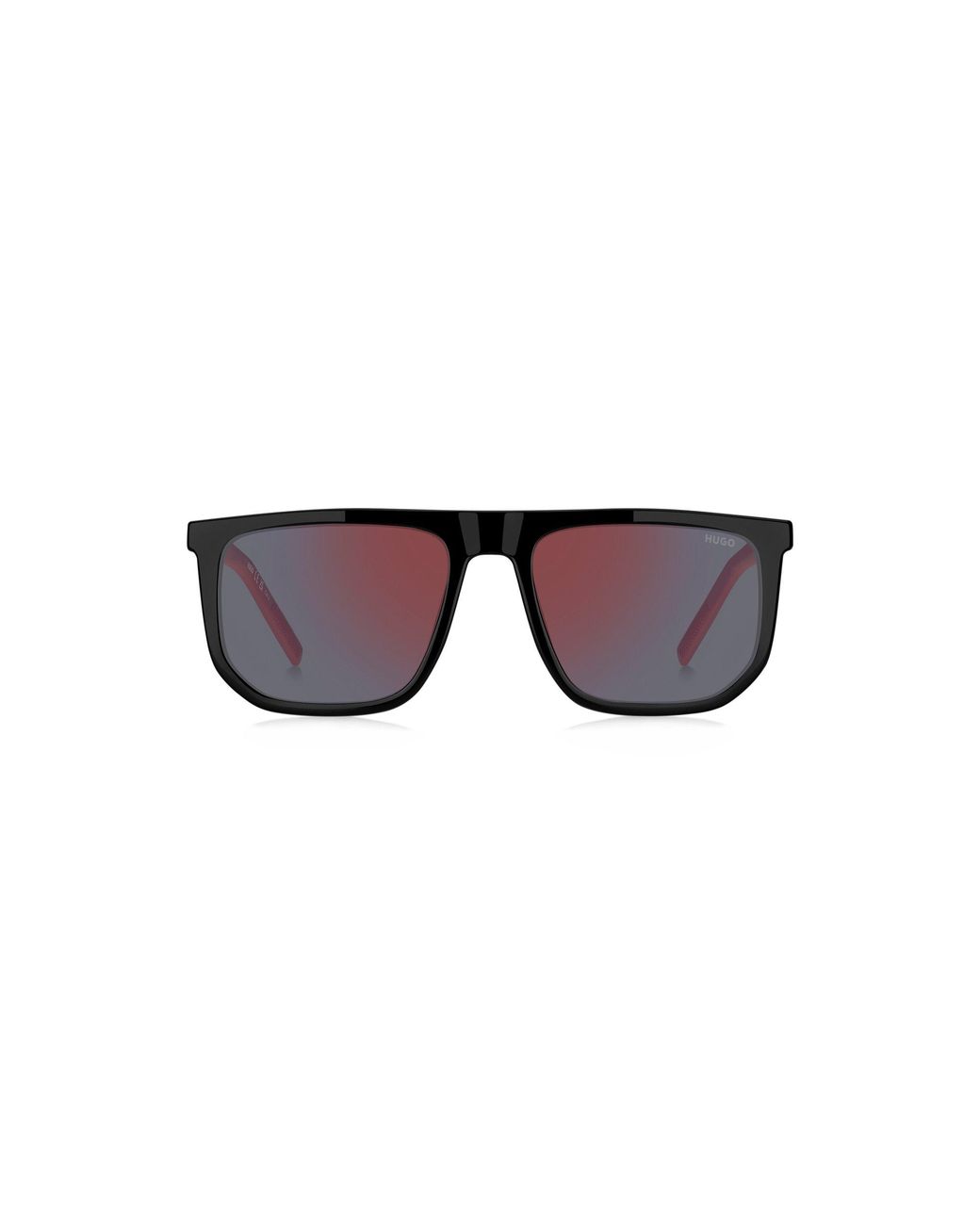 HUGO Black Sunglasses With Two-Tone Temples for men