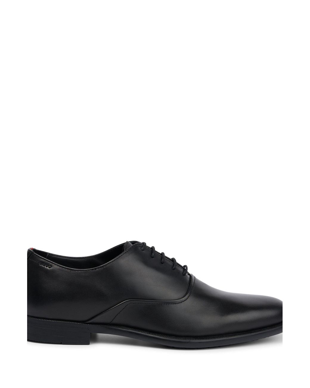 BOSS by HUGO BOSS Leather Oxford Shoes With Rubber Sole And Laces in