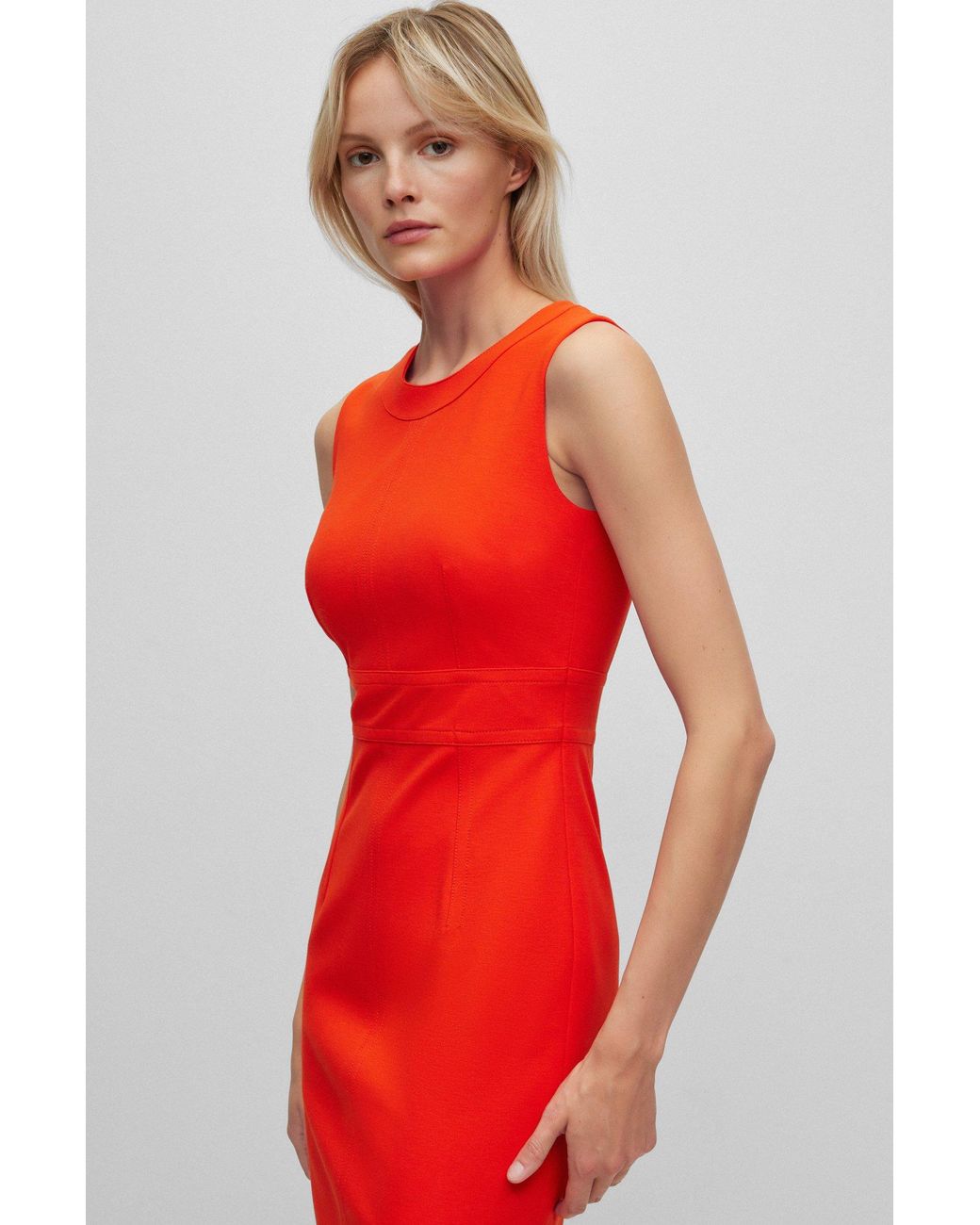 fitted lace wedding dress BOSS by Hugo Boss Red and Black Dress- Size 0  The Saved Collection