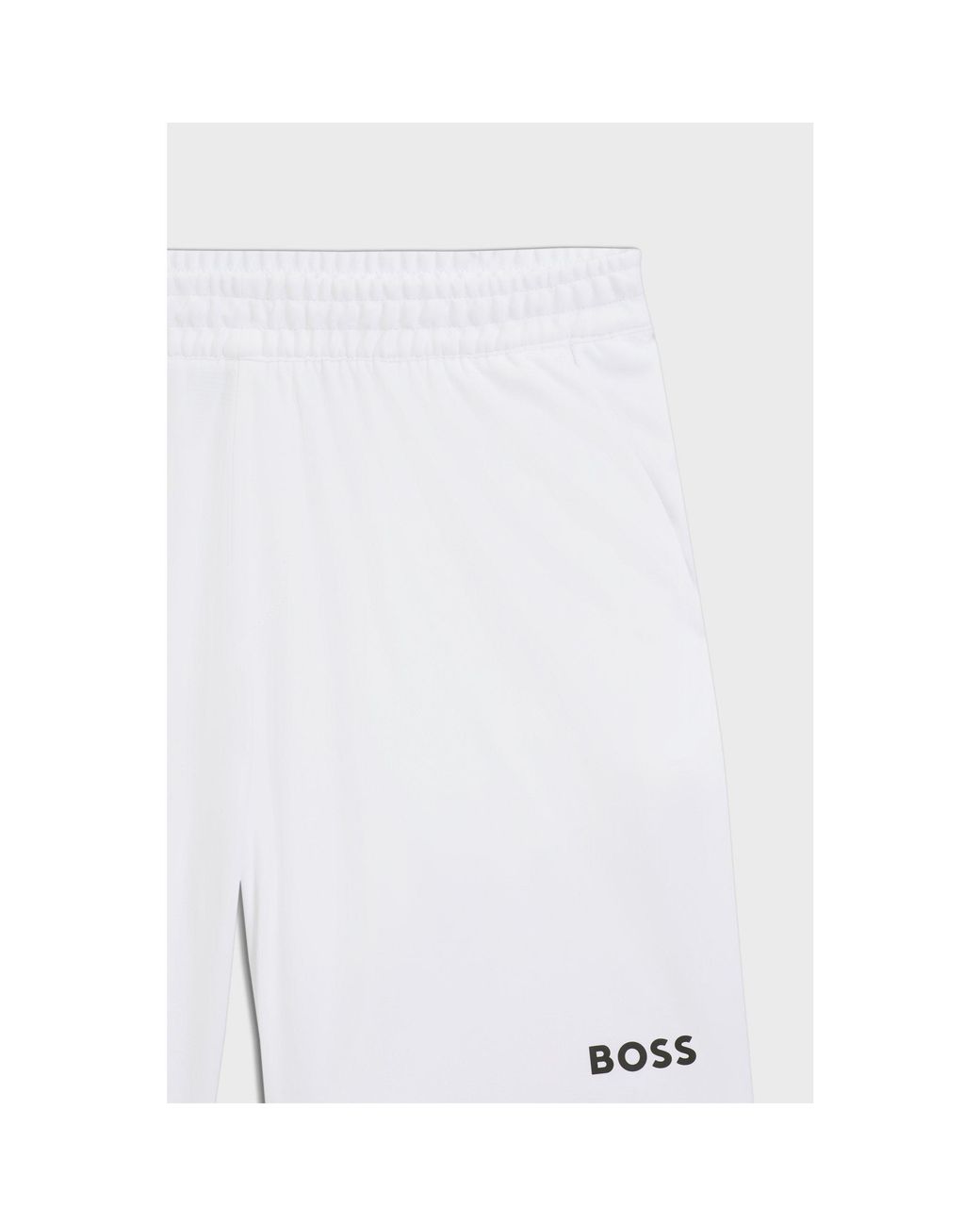 Boss White Active Quick-Dry Shorts for men