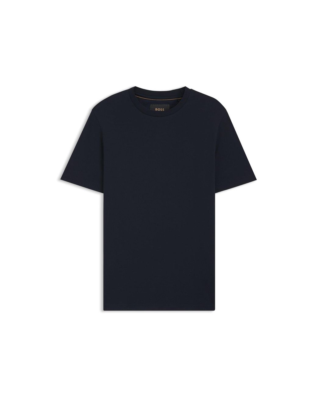 Boss Blue Crew-Neck T-Shirt for men