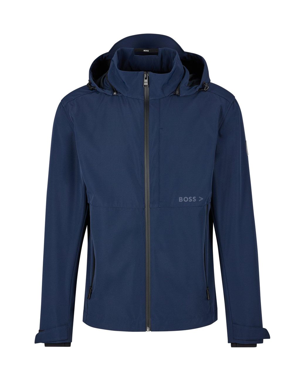 BOSS by HUGO BOSS Waterrepellent Jacket With Logo Details And