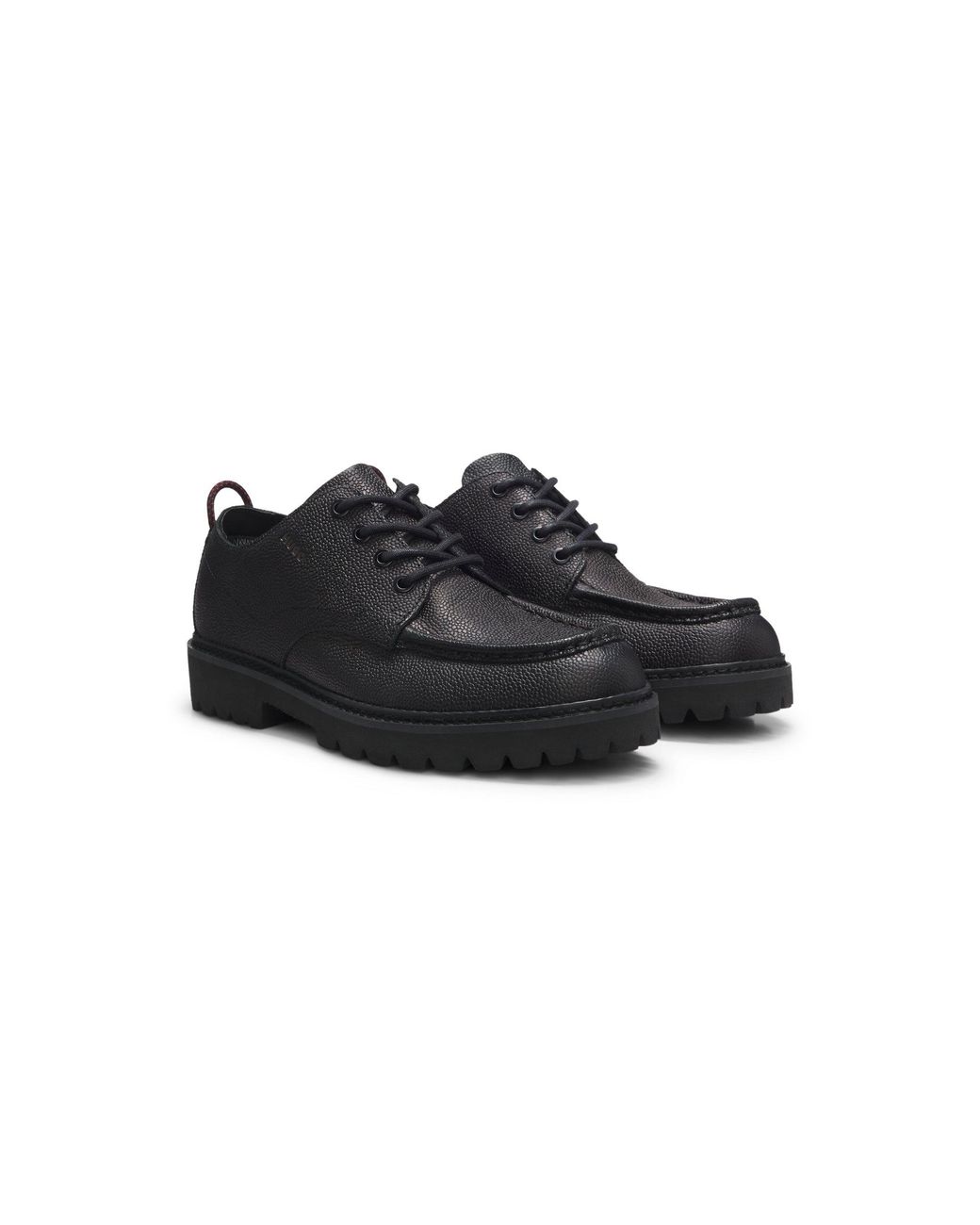 HUGO Black Derby Shoes for men
