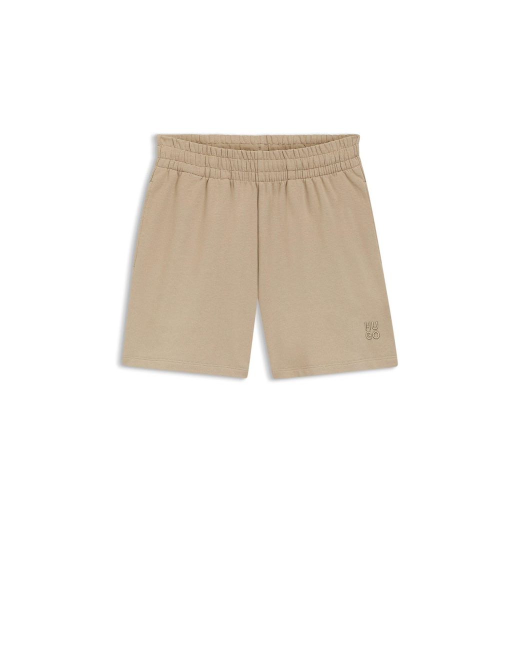 HUGO Natural Relaxed-Fit Shorts
