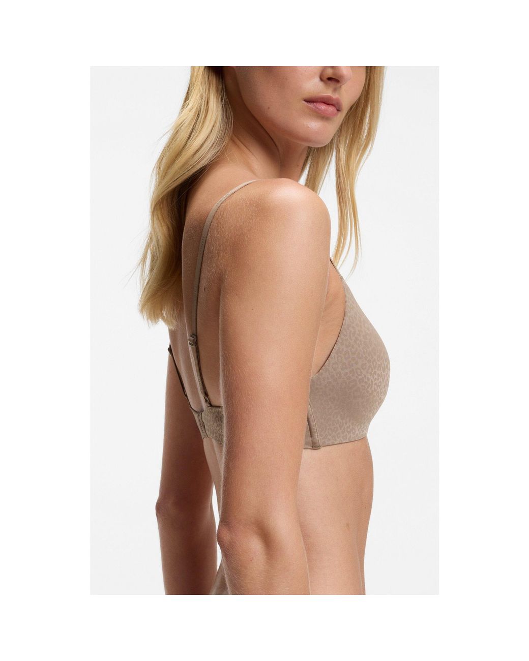 HUGO Brown Stretch Bra