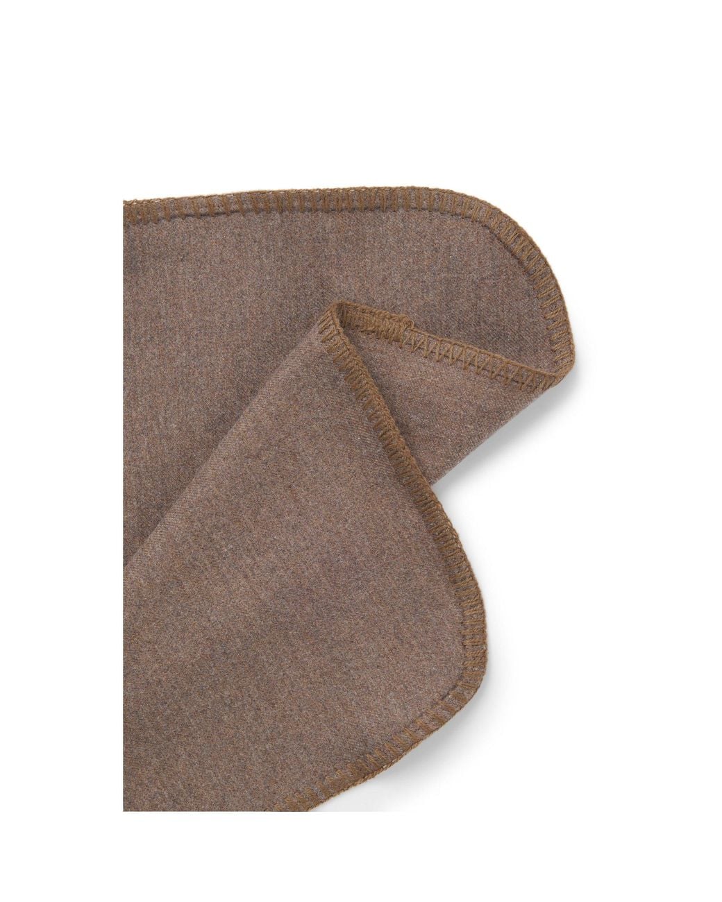 Boss Brown Italian-Made Pocket Square for men
